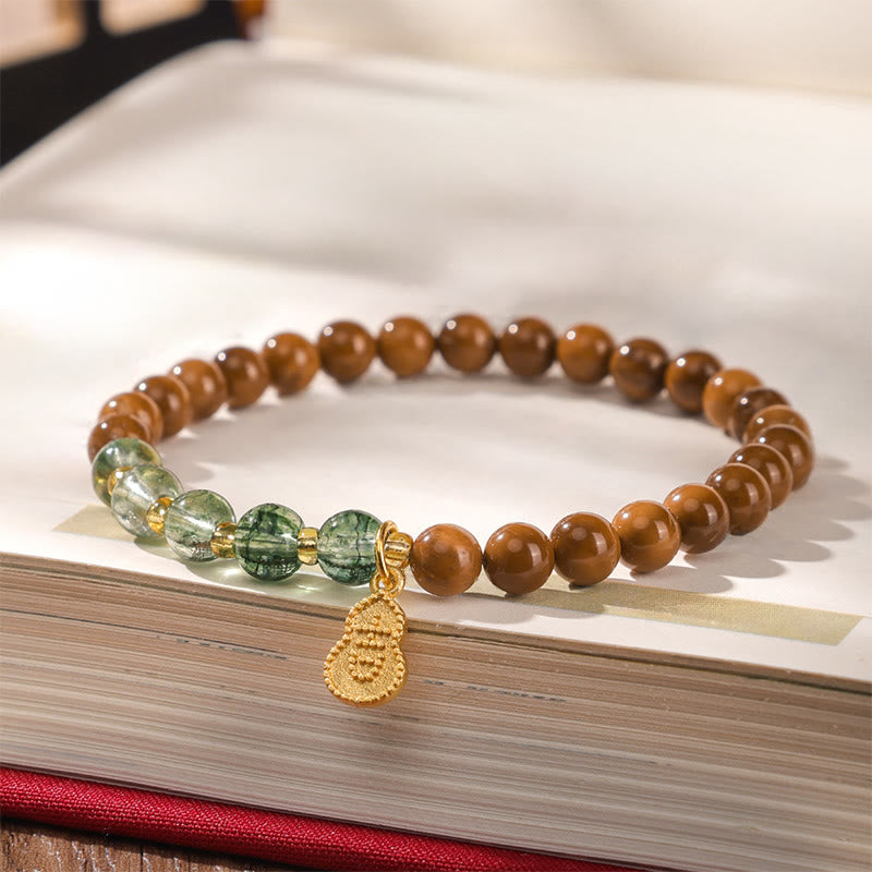 Buddha Stones Kuka Seed Green Phantom Ward Off Evil Spirits Bracelet - image 2