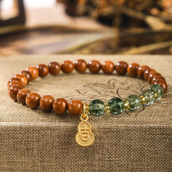 Buddha Stones Kuka Seed Green Phantom Ward Off Evil Spirits Bracelet - Kuka Seed Green Phantom(Wrist Circumference: 14-16cm) - image 0