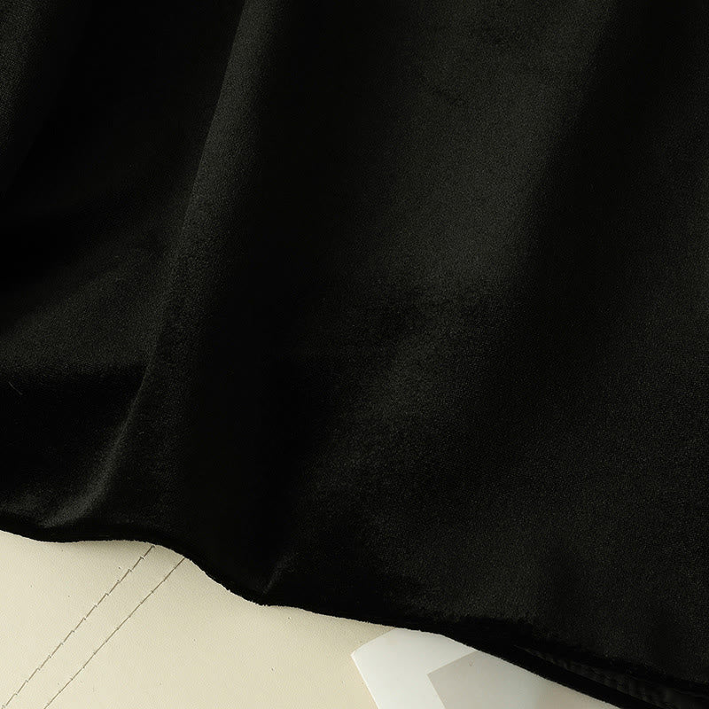 Buddha Stones Hanging Flower Design Women's Long Sleeve Thickened Jacket  - image 13