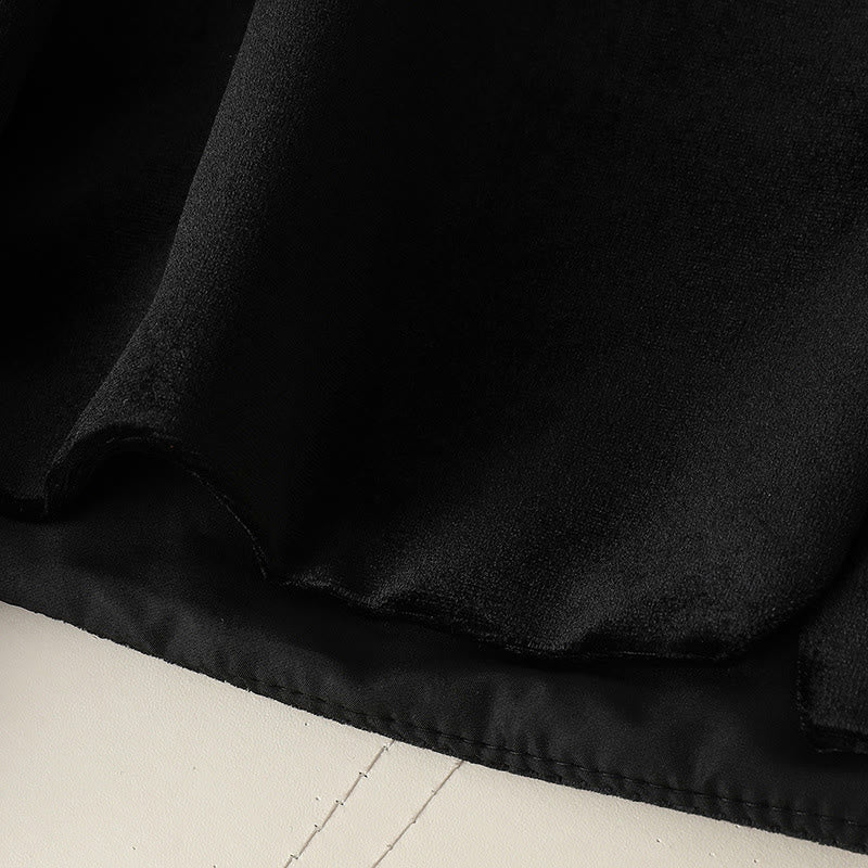 Buddha Stones Hanging Flower Design Women's Long Sleeve Thickened Jacket  - image 14