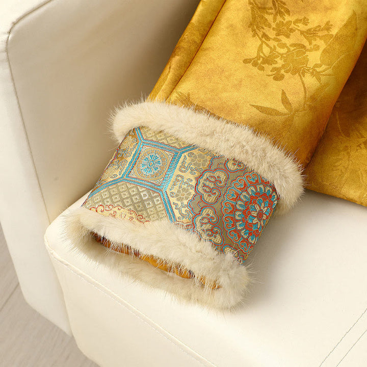 Buddha Stones Frog-Button Traditional Chinese Patterns Women's Long Sleeve Thickened Jacket  - image 8