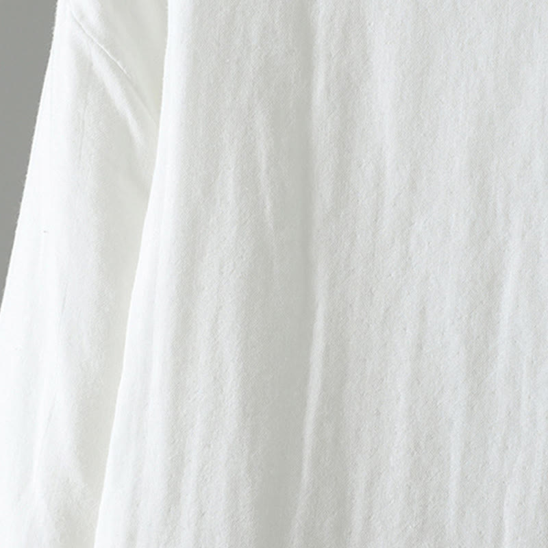 Buddha Stones Winter Solid Flower Long Sleeve Cotton Women's Thermal Jacket - image 37