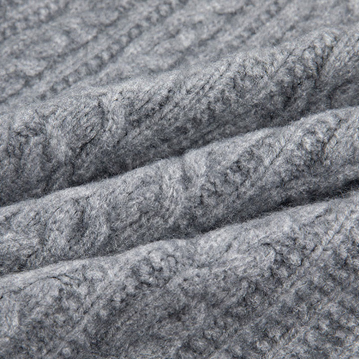 Buddha Stones Casual Winter Twisted Buttons Design Cotton Women's Long Sleeve Knitted Cardigan - image 29