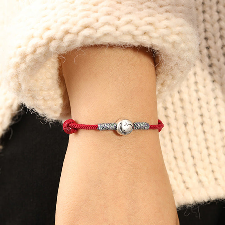 Buddha Stones 999 Sterling Silver Year Of The Horse Chinese Zodiac String Braided Luck Bracelet - image 9
