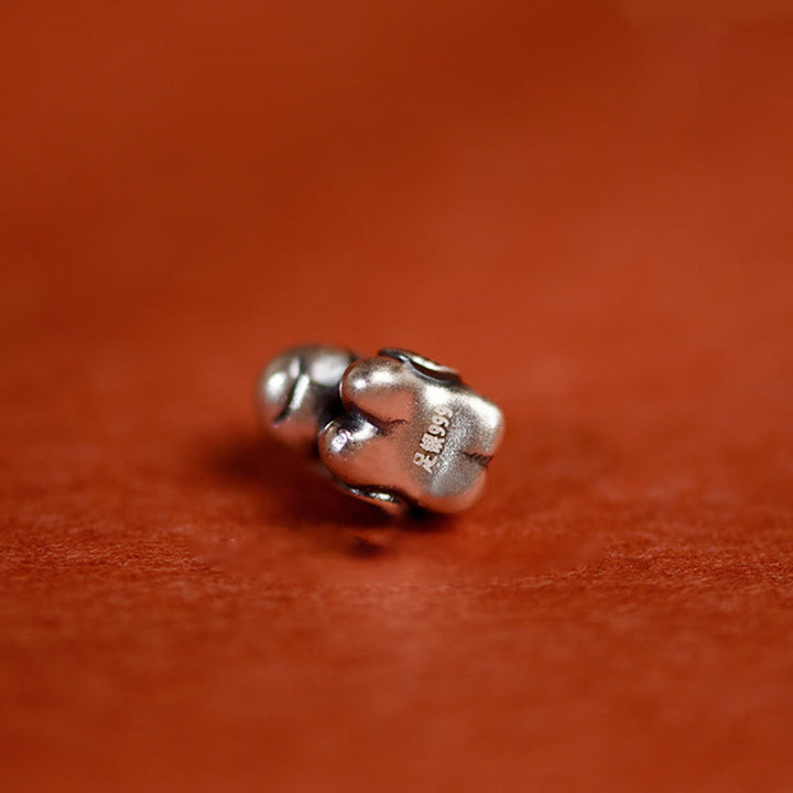 Buddha Stones 999 Sterling Silver Year Of The Horse 925 Sterling Silver Bell String Luck Child Adult Bracelet Anklet - image 19