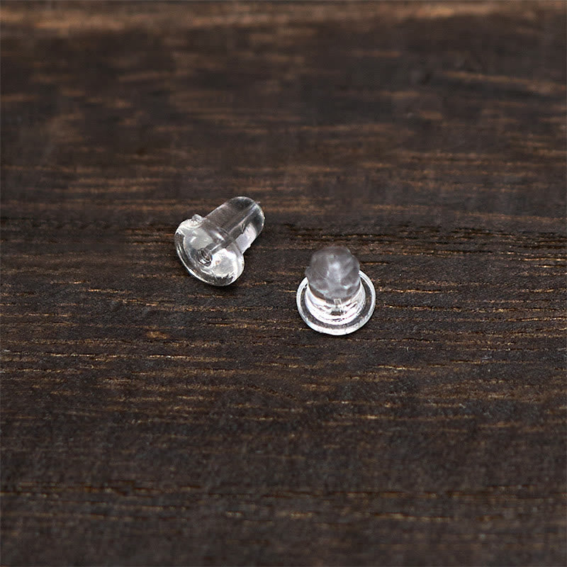 Buddha Stones Magnolia Flower Green Jasper Copper Plated Gold Balance Earrings - image 4