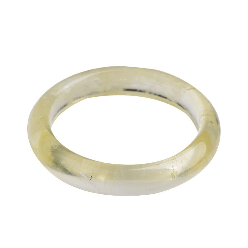 Buddha Stones Natural Citrine Quartz Prosperity Cuff Bangle Bracelet - image 5