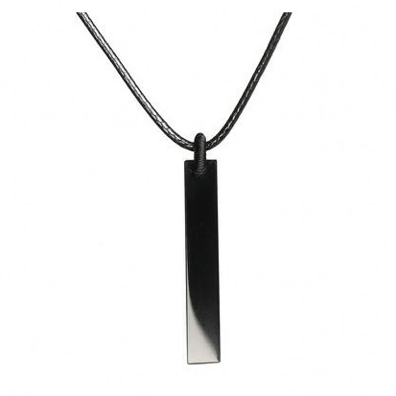 Buddha Stones Black Obsidian Blue Sandstone Transformation Necklace Pendant - image 5