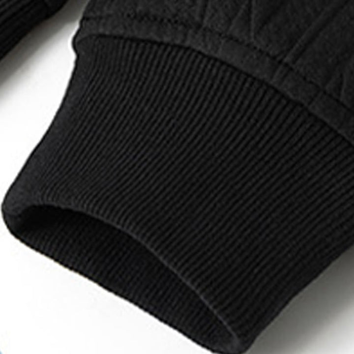 Buddha Stones Fall Winter Buttons Twisted Design Long Sleeve Men's Hoodie - image 12