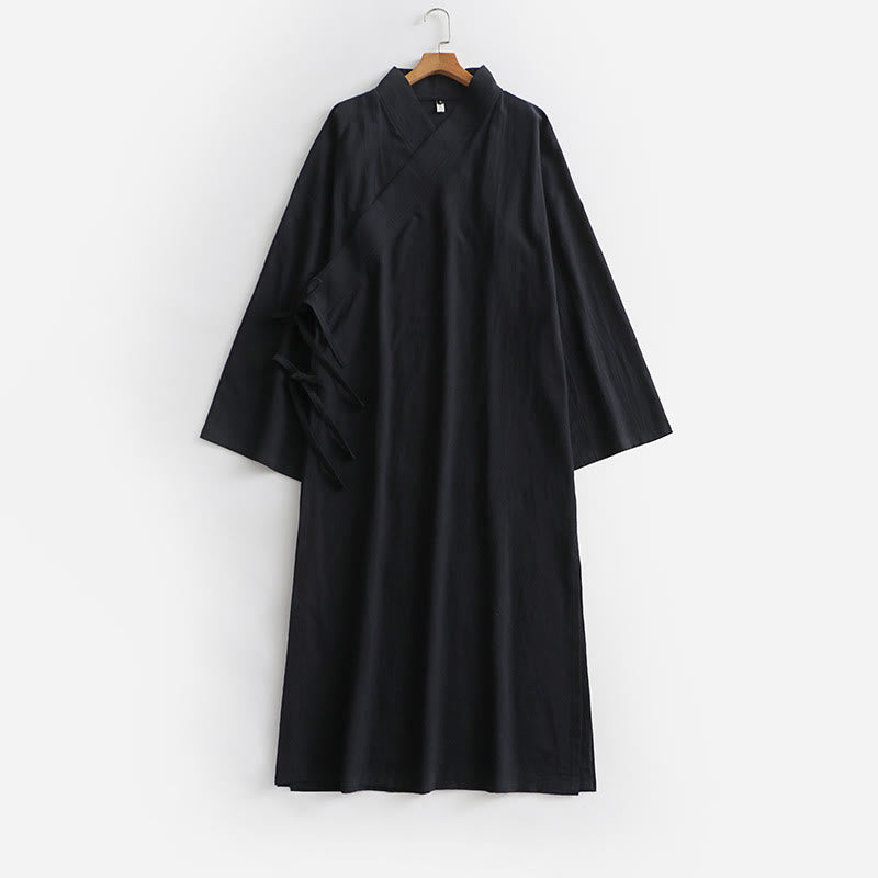 Buddha Stones Wudang Traditional Tai Chi Martial Arts Ceremony Long Sleeve Men's Taoist Long Robe - image 15