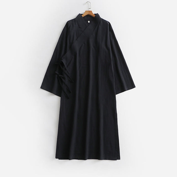 Buddha Stones Wudang Traditional Tai Chi Martial Arts Ceremony Long Sleeve Men's Taoist Long Robe - image 15