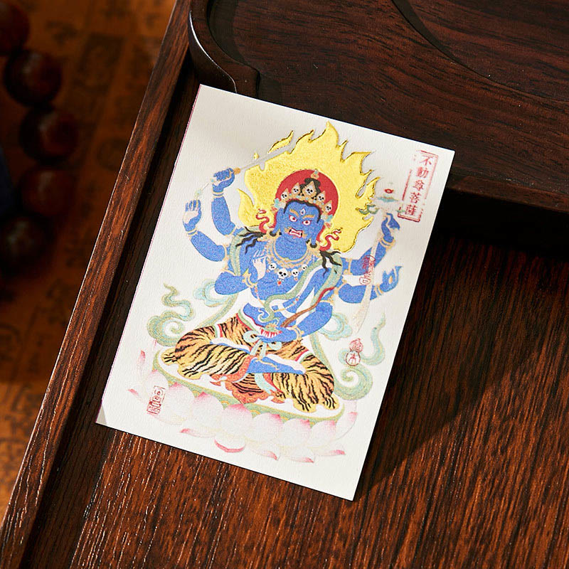 Buddha Stones Chinese Zodiac Natal Buddha Copper Coins Sachet Blessing Hanging Decoration - image 7