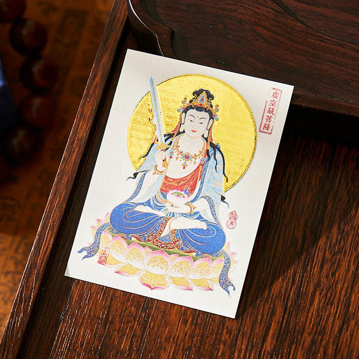 Buddha Stones Chinese Zodiac Natal Buddha Copper Coins Sachet Blessing Hanging Decoration - image 5