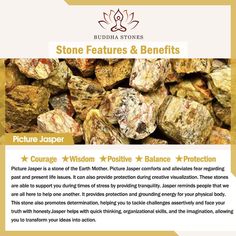 Buddha Stones Hematite Indian Agate Tiger Eye Amazonite Beaded Leather Strengthen Bracelet - image 12