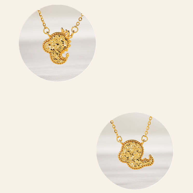 Buddha Stones Year Of The Horse Chinese Zodiac 925 Sterling Silver Coin Design Blessing Chain Necklace Pendants - image 35