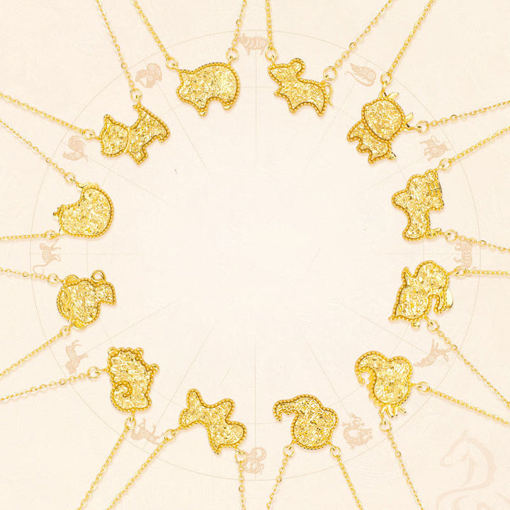 Buddha Stones Year Of The Horse Chinese Zodiac 925 Sterling Silver Coin Design Blessing Chain Necklace Pendants - image 0