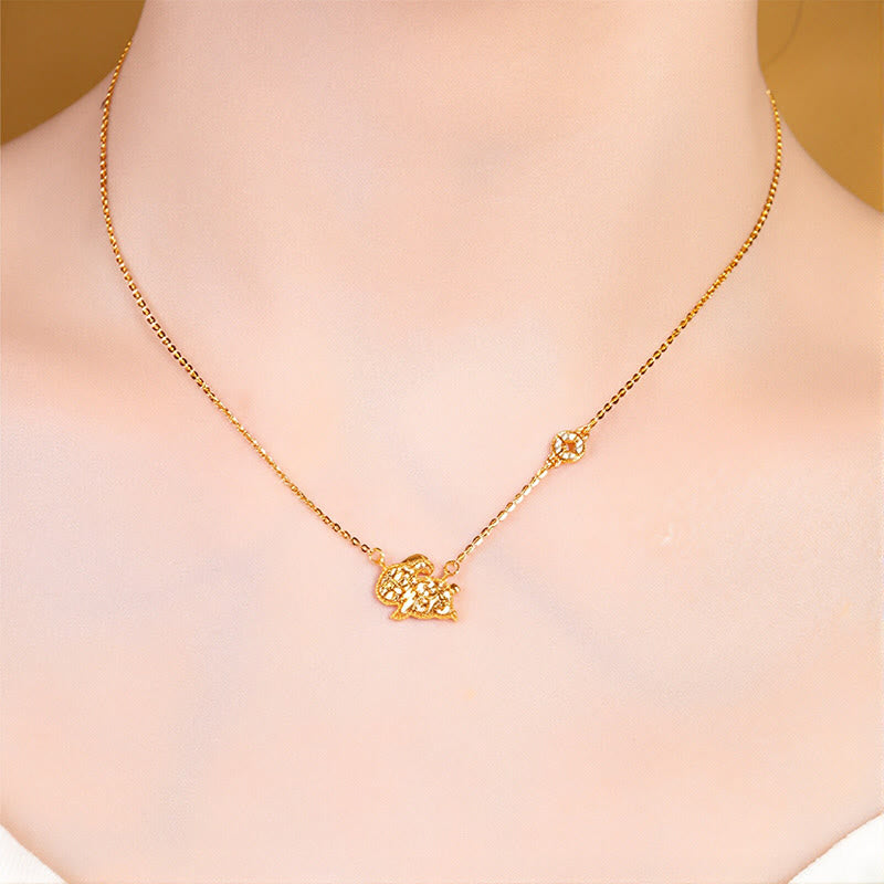 Buddha Stones Year Of The Horse Chinese Zodiac 925 Sterling Silver Coin Design Blessing Chain Necklace Pendants - image 18