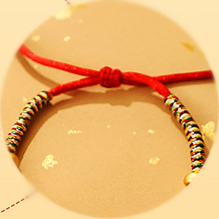 Buddha Stones Metal Ruyi Longevity Lock Red String Blessing Luck Adjustable Cats Small Dogs Pet Collar - image 12