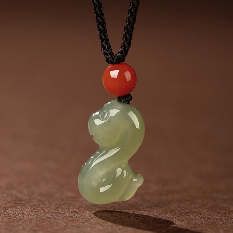 Buddha Stones Chinese Zodiac Year Of The Horse Jade South Red Agate Prosperity Necklace Pendants - image 22