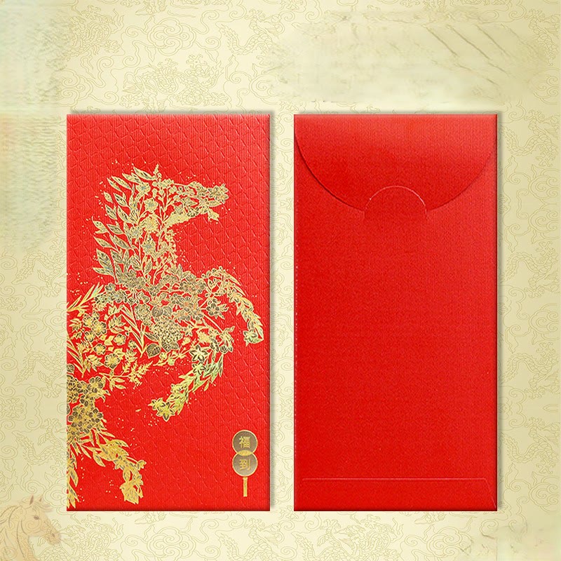 Buddha Stones 6pcs Multi-Color Chinese Red Envelope Get Rich Year Of The Horse 2026 New Year - 6Pcs Fortune arrives - image 8