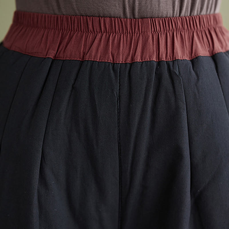 Buddha Stones Casual Plain Women's Wide Leg Pants With Pockets - image 5