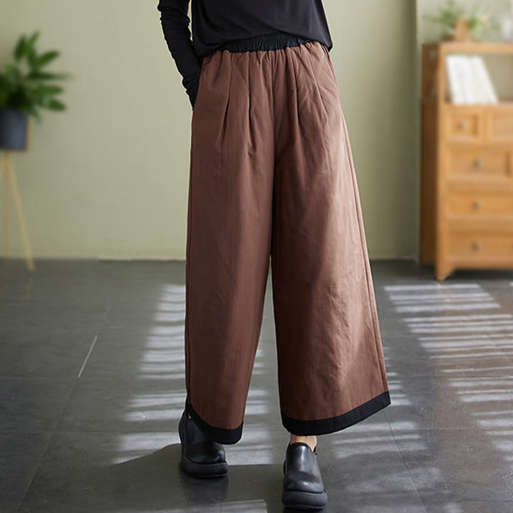 Buddha Stones Casual Plain Women's Wide Leg Pants With Pockets - image 11