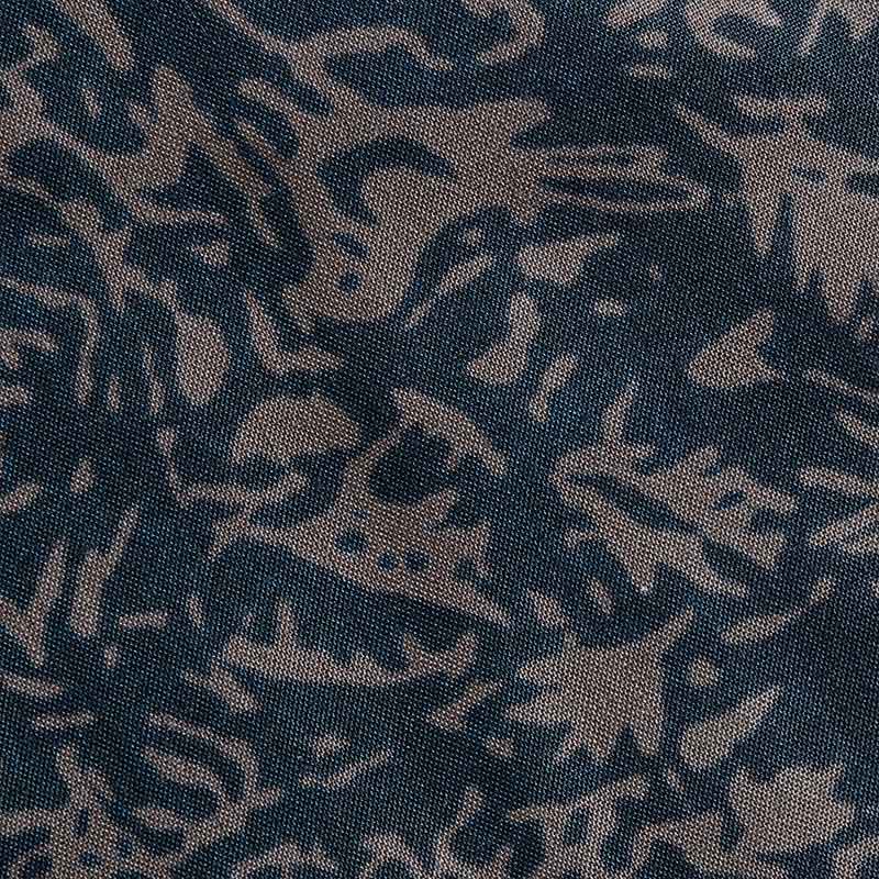 Buddha Stones Spring V-Neck Printed Floral Pattern Women's Long Sleeve Shirt - image 22