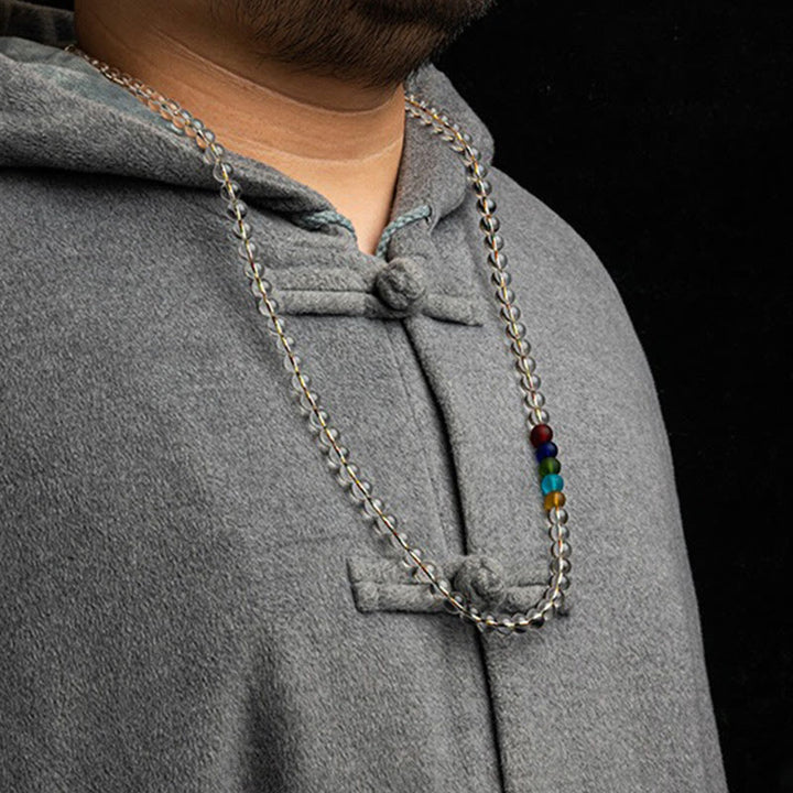 Buddha Stones Vajra Charm Liuli 108 Beads Spiritual Power Strength Mala - image 11