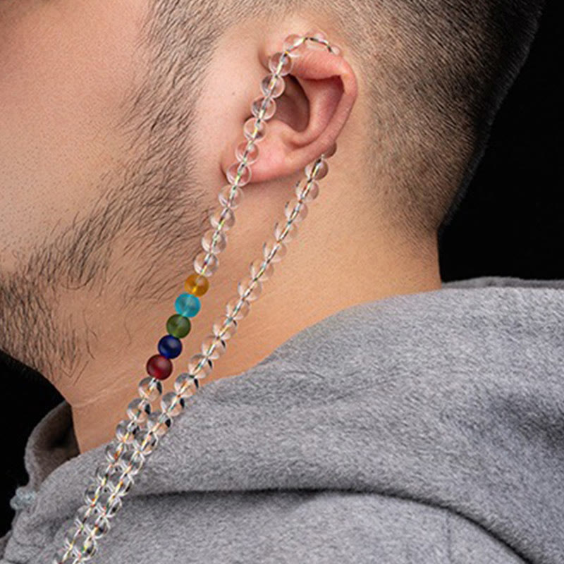 Buddha Stones Vajra Charm Liuli 108 Beads Spiritual Power Strength Mala - image 10