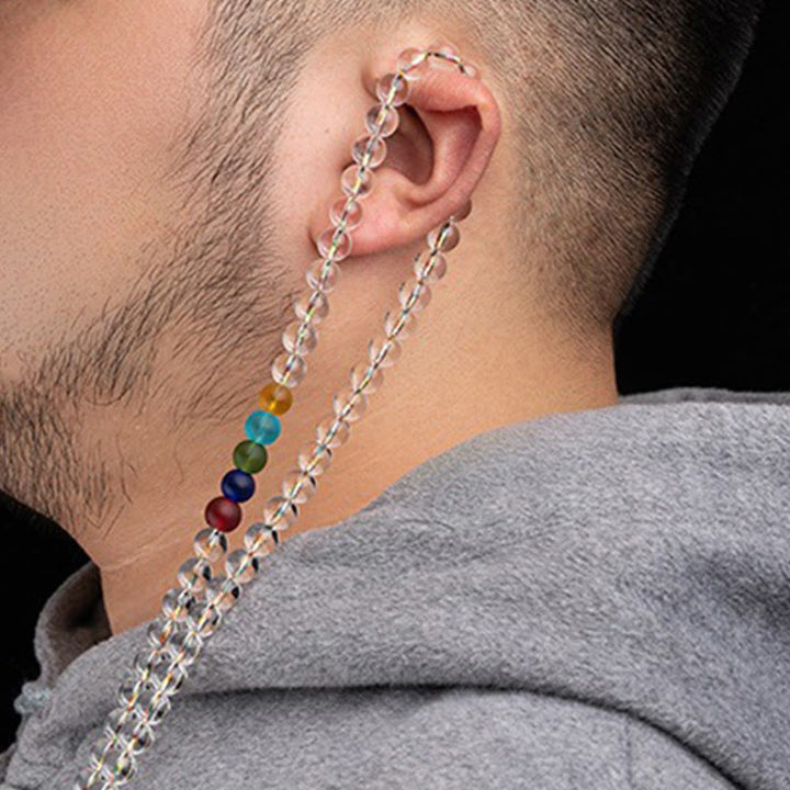 Buddha Stones Vajra Charm Liuli 108 Beads Spiritual Power Strength Mala - image 10