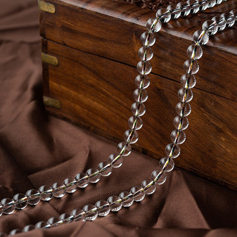 Buddha Stones Vajra Charm Liuli 108 Beads Spiritual Power Strength Mala - image 17