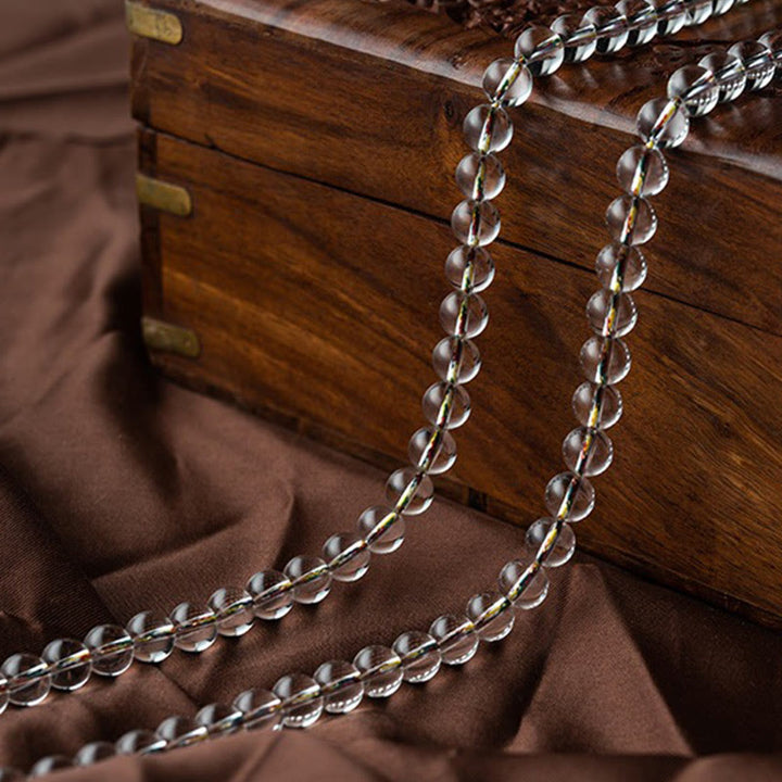 Buddha Stones Vajra Charm Liuli 108 Beads Spiritual Power Strength Mala - image 17