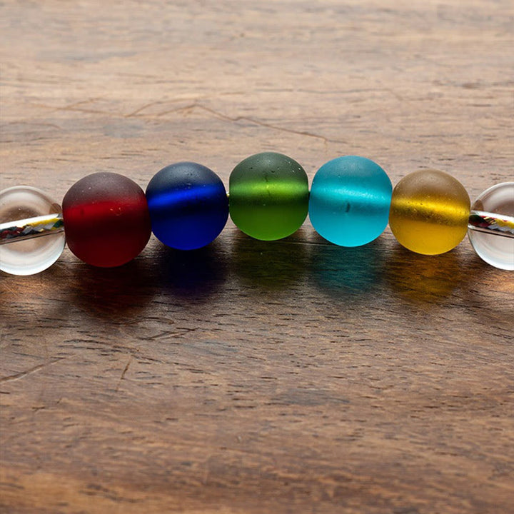 Buddha Stones Vajra Charm Liuli 108 Beads Spiritual Power Strength Mala - image 20