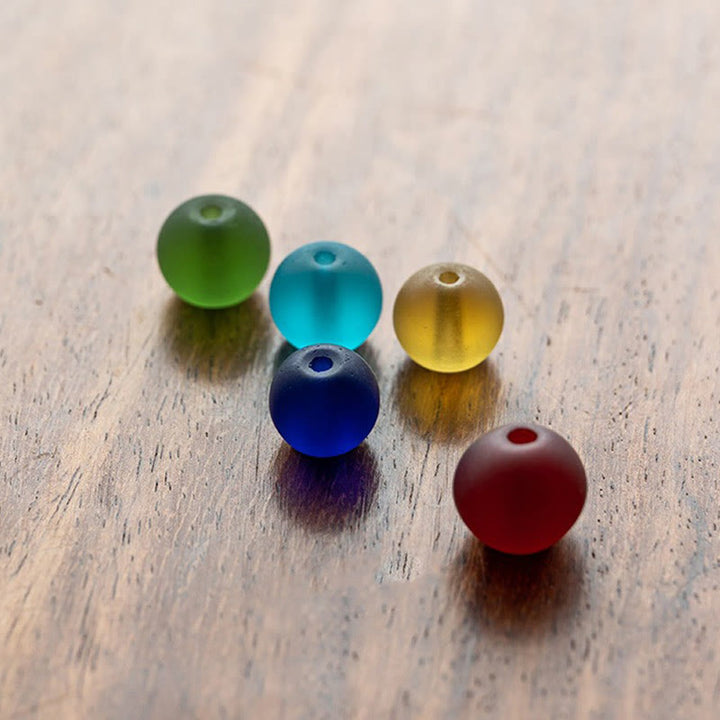 Buddha Stones Vajra Charm Liuli 108 Beads Spiritual Power Strength Mala - image 22