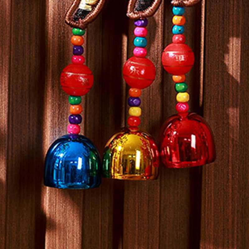 Buddha Stones Year Of The Horse Embroidery Bell Tassel Hanging Decoration - image 6