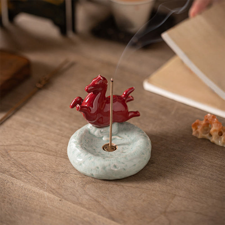 Buddha Stones Year Of The Horse 2026 New Year Home Decoration Incense Burner - image 12