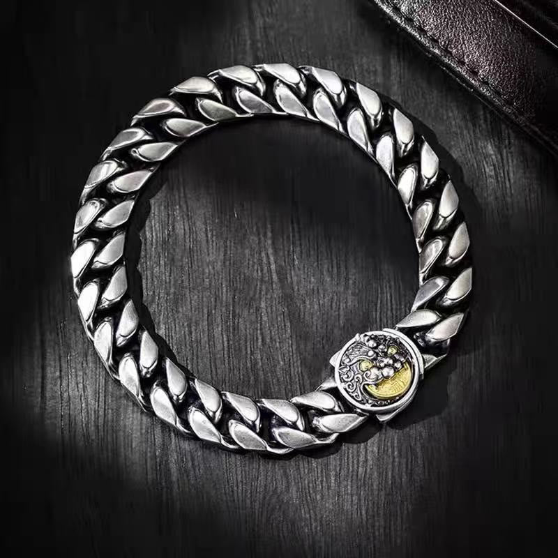 Buddha Stones Copper PiXiu Wealth Luck Bracelet - image 1