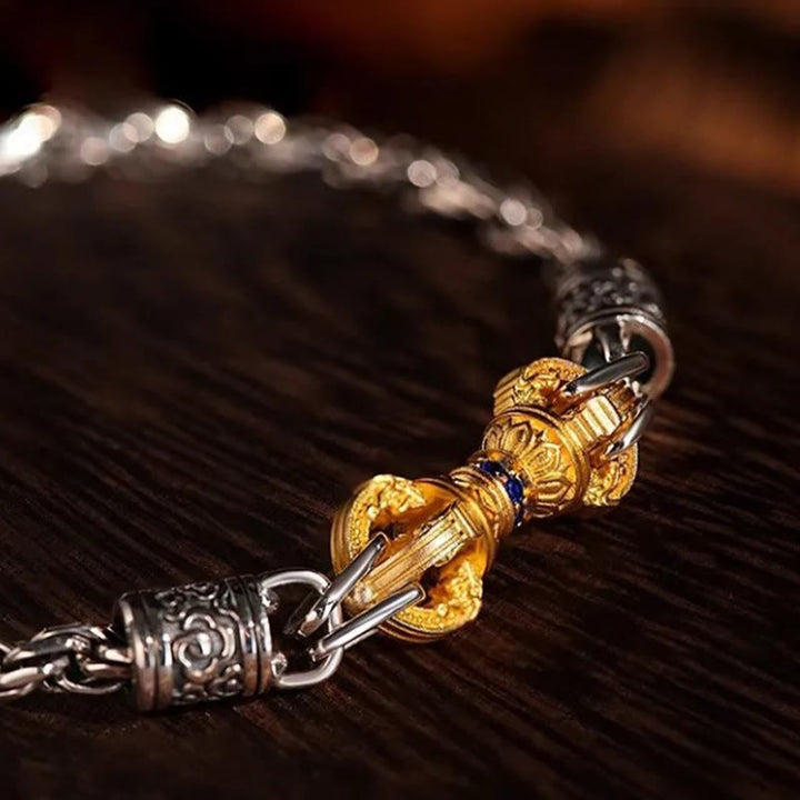 Buddha Stones Copper Balance Luck Bracelet - image 1