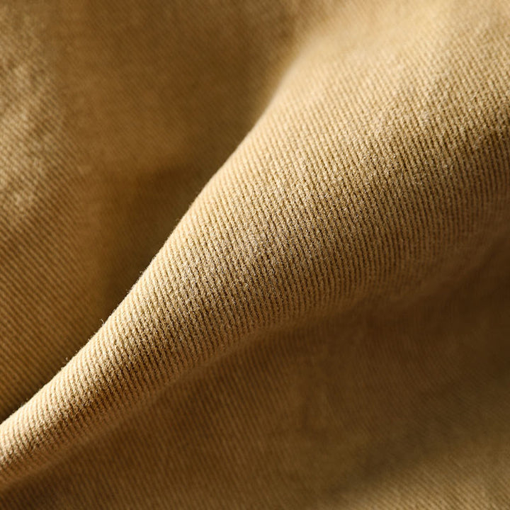 Buddha Stones Spring Fall Buttons Lapel Collar Long Sleeve Mid-length Cotton Women's Jacket With Pockets - image 11