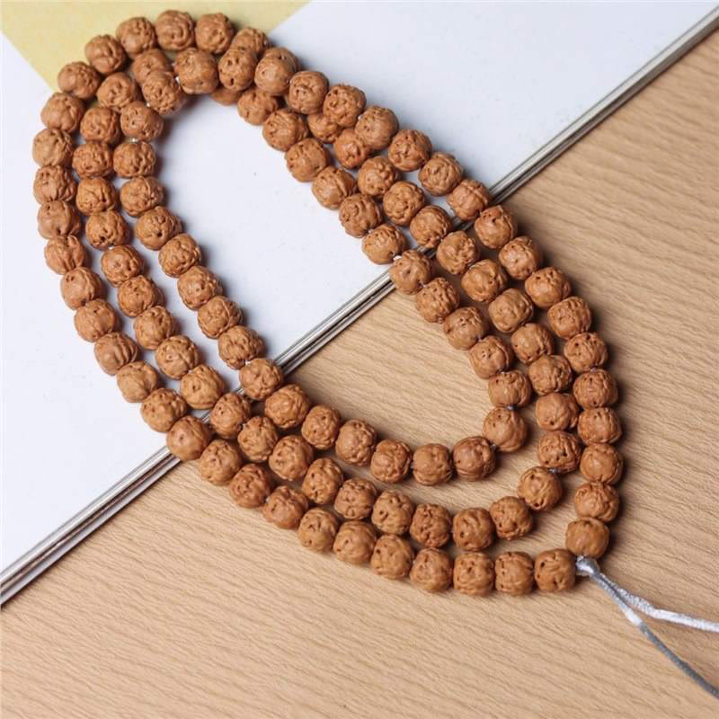 Buddha Stones Tibetan 108 Beads Bodhi Seed Wealth Auspiciousness Mala - image 1