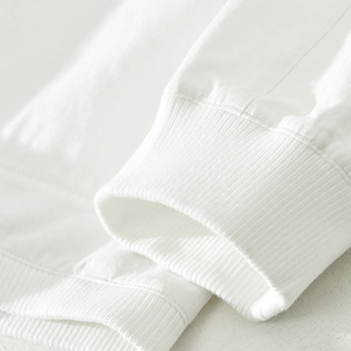 Buddha Stones Simple Solid Color Buttons Down Men's Stand Collar Long Sleeve Cotton Shirt - image 17