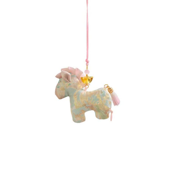 Buddha Stones Year Of The Horse Red String Tassel Embroidery Hanging Decoration - image 5