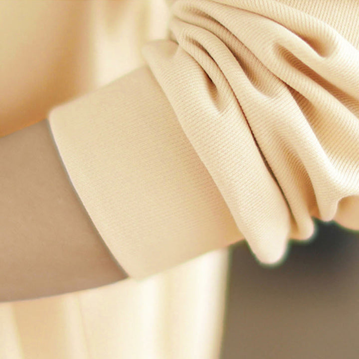 Buddha Stones Fall Solid Stand Collar Buttons Design Long Sleeve Women's Cotton Sweatshirt - image 18