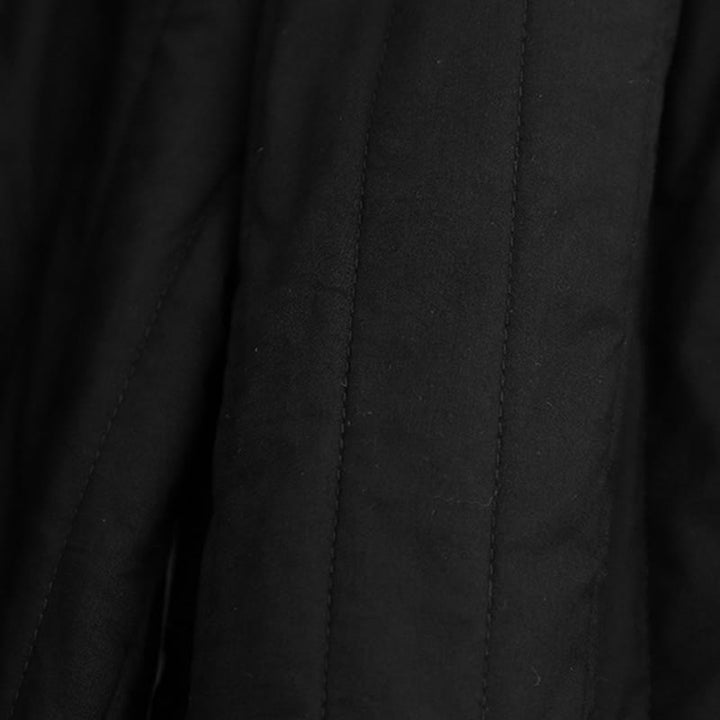 Buddha Stones Winter Plain Color Blocking Design Cotton Women's Harem Pants With Pockets - image 9