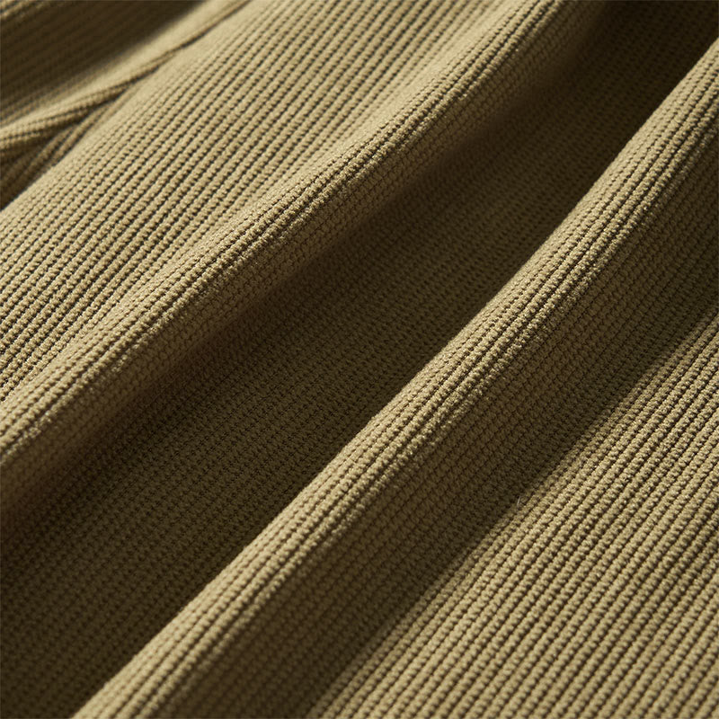 Buddha Stones Commute Fall Corduroy Women's Harem High Waist Pants With Pockets - image 8