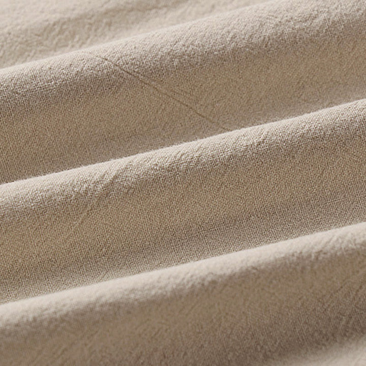 Buddha Stones Spring Fall Solid Color Drawstring Men's Ankle-Length Harem Pants With Pockets - image 11