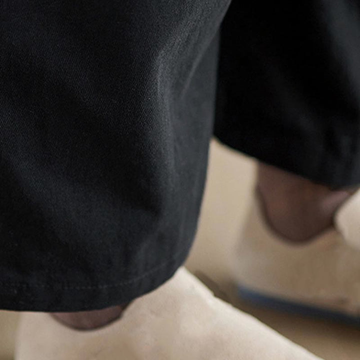 Buddha Stones Plain Cotton Casual Women's 7-8 Length Pants With Pockets - image 19