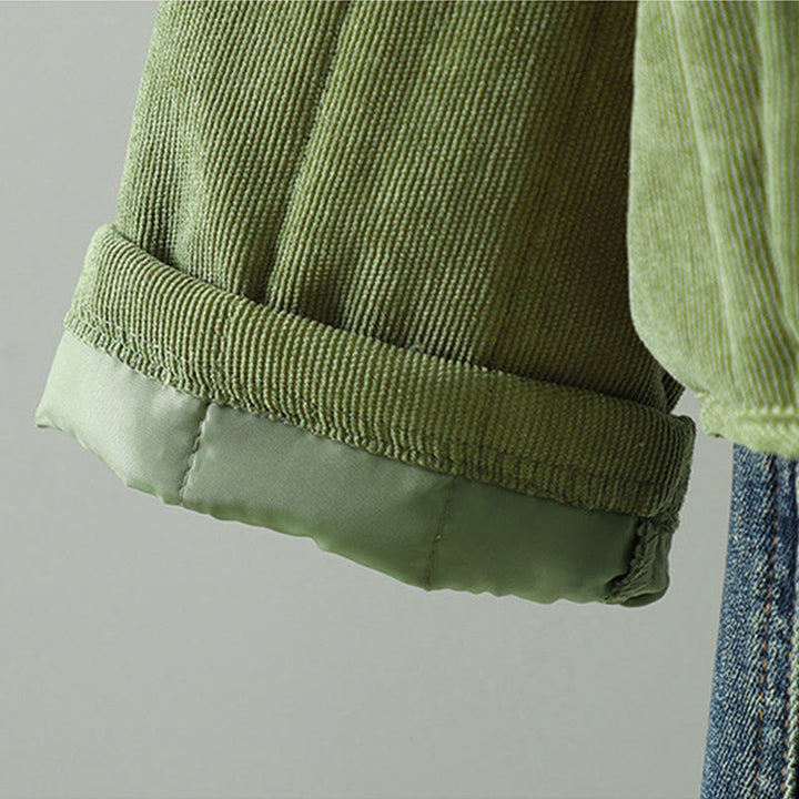 Buddha Stones Simple Plain Frog-Button Women's Cotton Long Sleeve Jacket - image 13