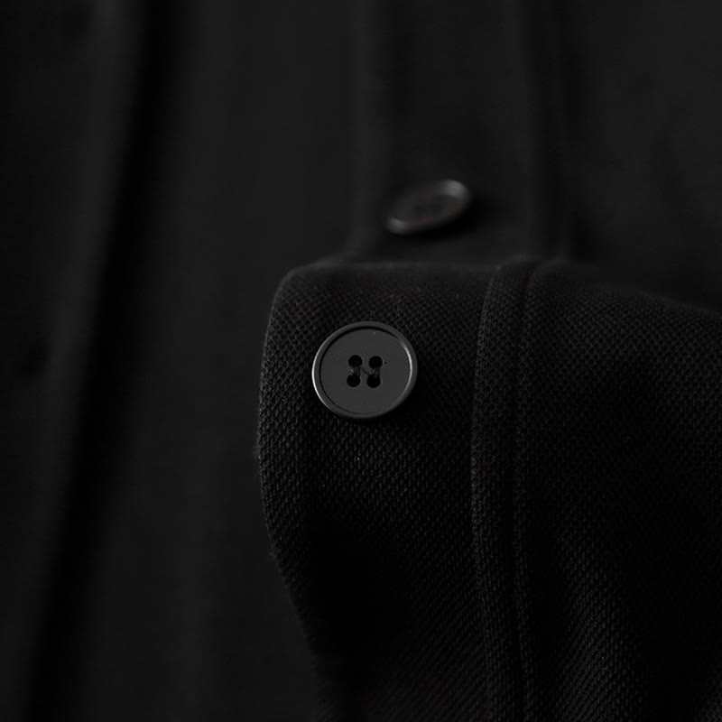 Buddha Stones Plain Buttons Women's Cotton Long Sleeve Jacket - image 16