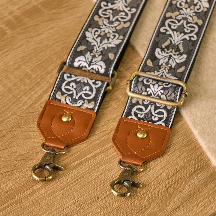 Buddha Stones Flower Geometric Embroidery Adjustable Handbags Crossbody Shoulder Bag Straps Replacement - image 29